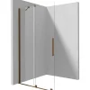 Parete doccia scorrevole Cabaiguán Idrostile vetro op 1000x1950 mm bronzo spazz