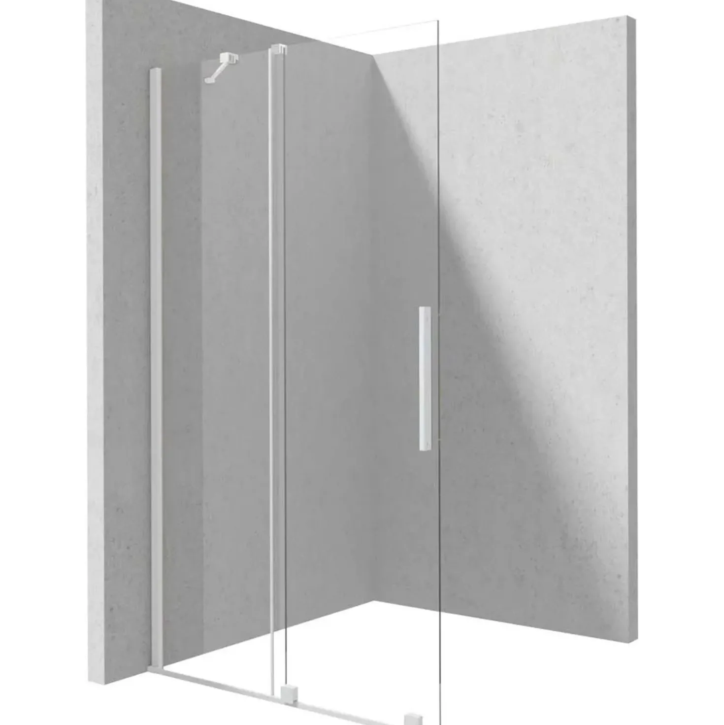 Parete doccia scorrevole Cabaiguán Idrostile 1200x1950 mm bianco