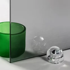 Parete doccia Walk in Kalt 160 cm argento/lastra fumè decoro 3