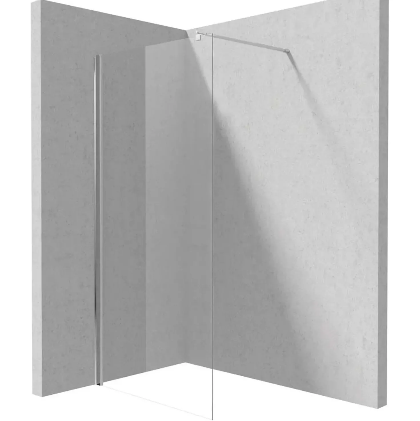 Parete doccia walk-in Idrostile 1000x2000 mm cromo