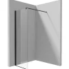Parete doccia walk-in Idrostile 700x2000 mm nero