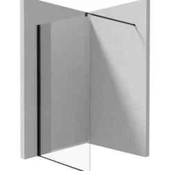 Parete doccia walk-in Idrostile 1100x2000 mm nero