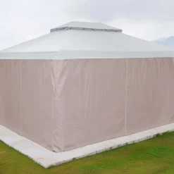 Parete laterale di ricambio per gazebo Connell beige