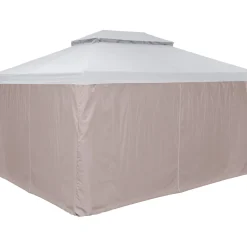 Parete laterale di ricambio per gazebo Connell beige