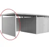 Parete laterale per casetta Biohort HighLine H2 Argento