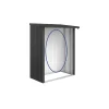 Parete posteriore per legnaia Biohort WoodStock 150 grigio scuro metallizzato