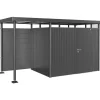 Parete posteriore tetto laterale Biohort H2-H5 134x4x181 cm grigio scuro met