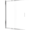 Parete vasca da bagno Idrostile 100x140 cm cromo