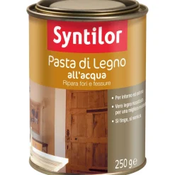 Pasta di legno all`acqua effetto rovere dorato 250 g