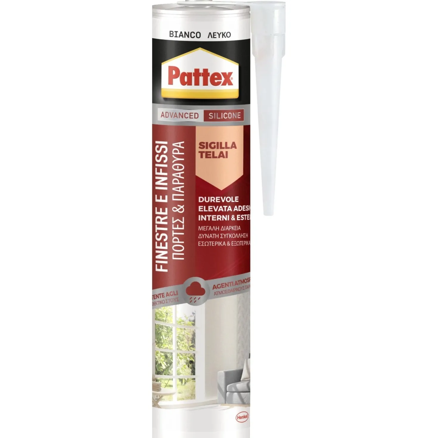 PATTEX Finestre&Infissi Bianco 280ml