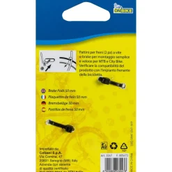 Pattini per freni 50mm (2 pz) ciclo sport