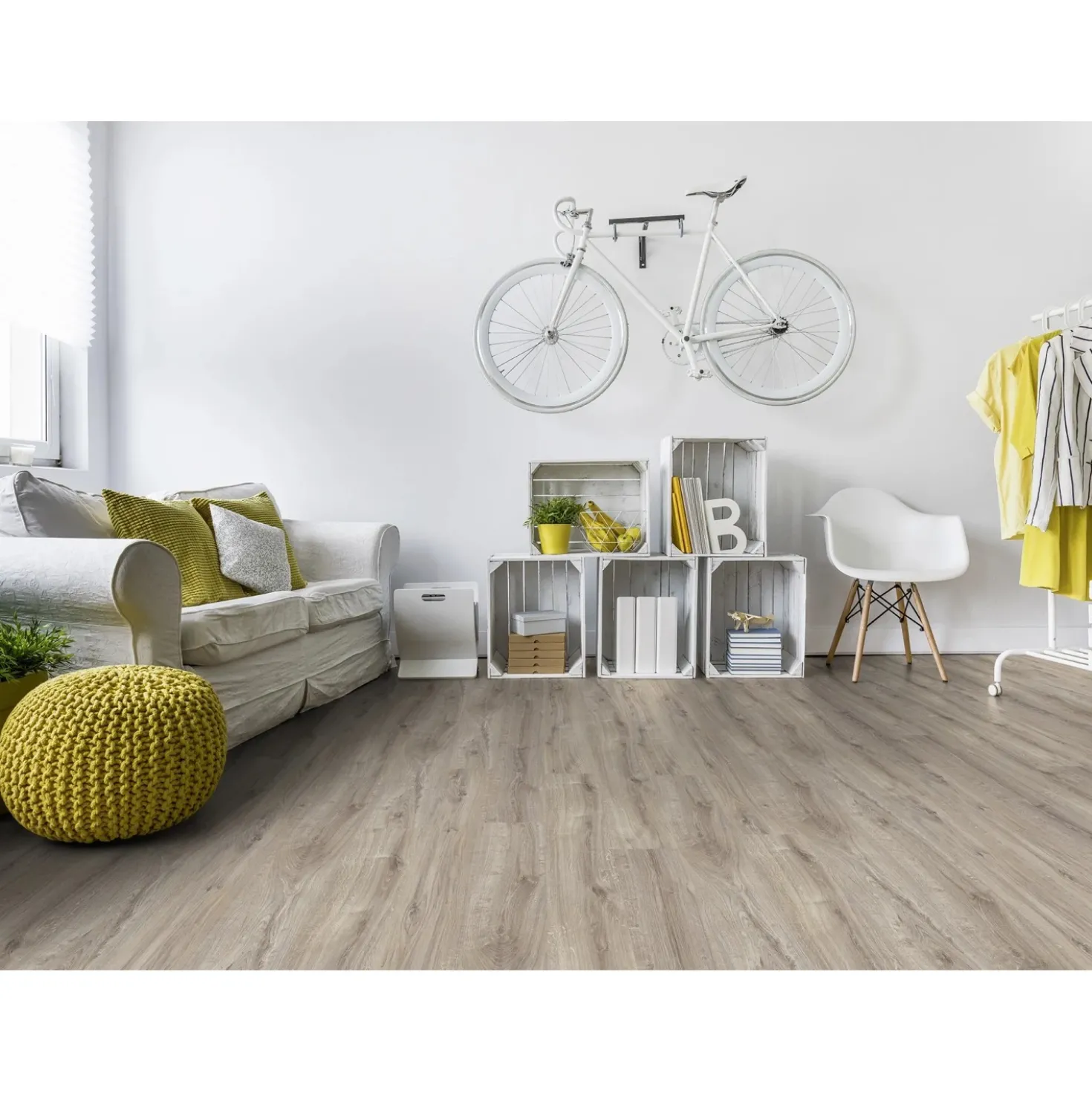 Pavimento laminato Comfort Quercia Natur sp. 7 mm 2,135 m²