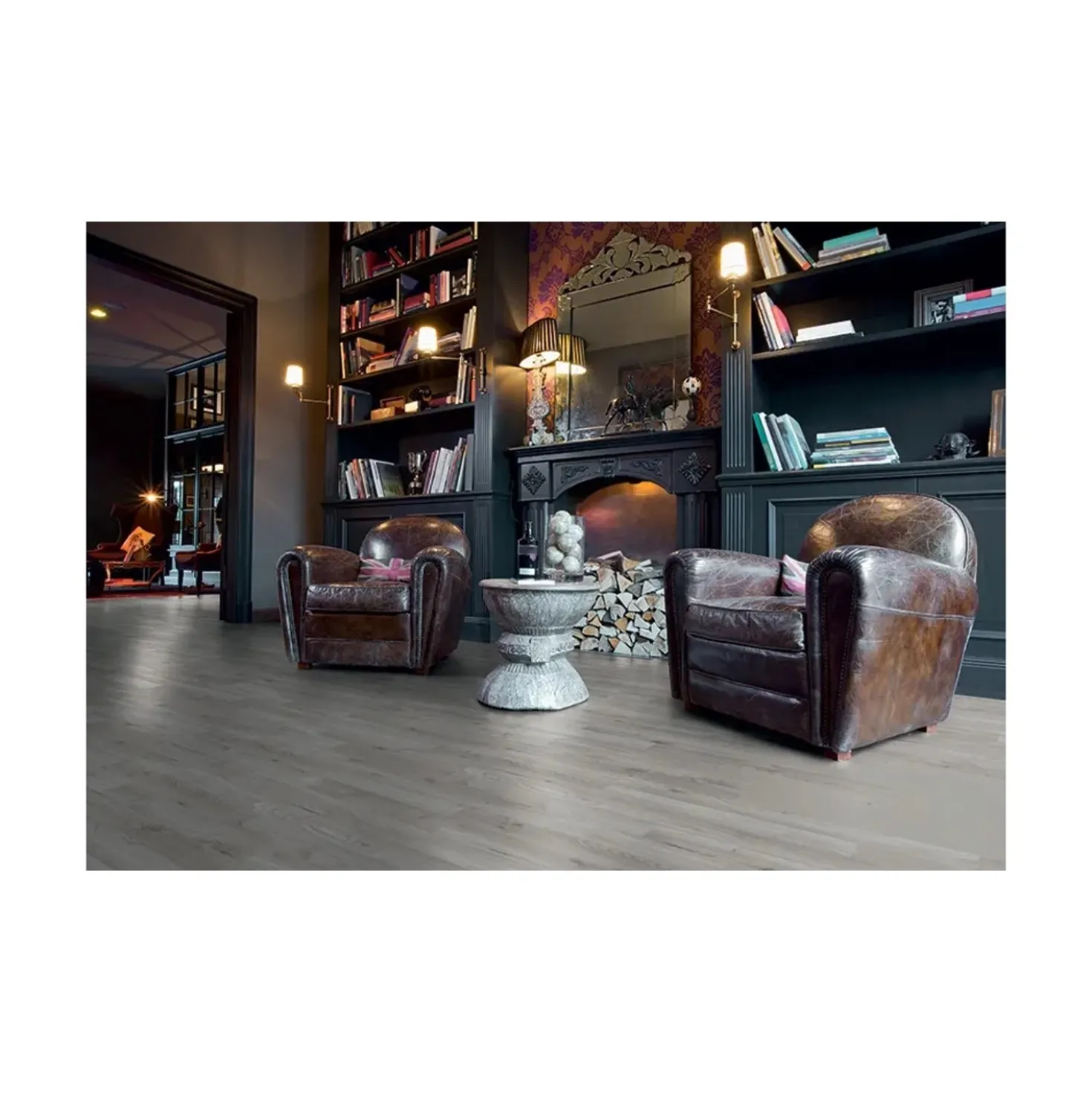Pavimento laminato Standard rovere grigio inverno sp. 7 mm 2,39 m²