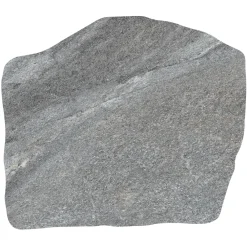 Pavimento passo giapponese Dark Grey in gres 42x36 cm