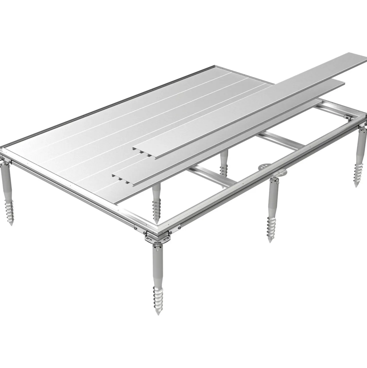 Pavimento Smartbase Plus Biohort per mini garage 117x140x65 cm
