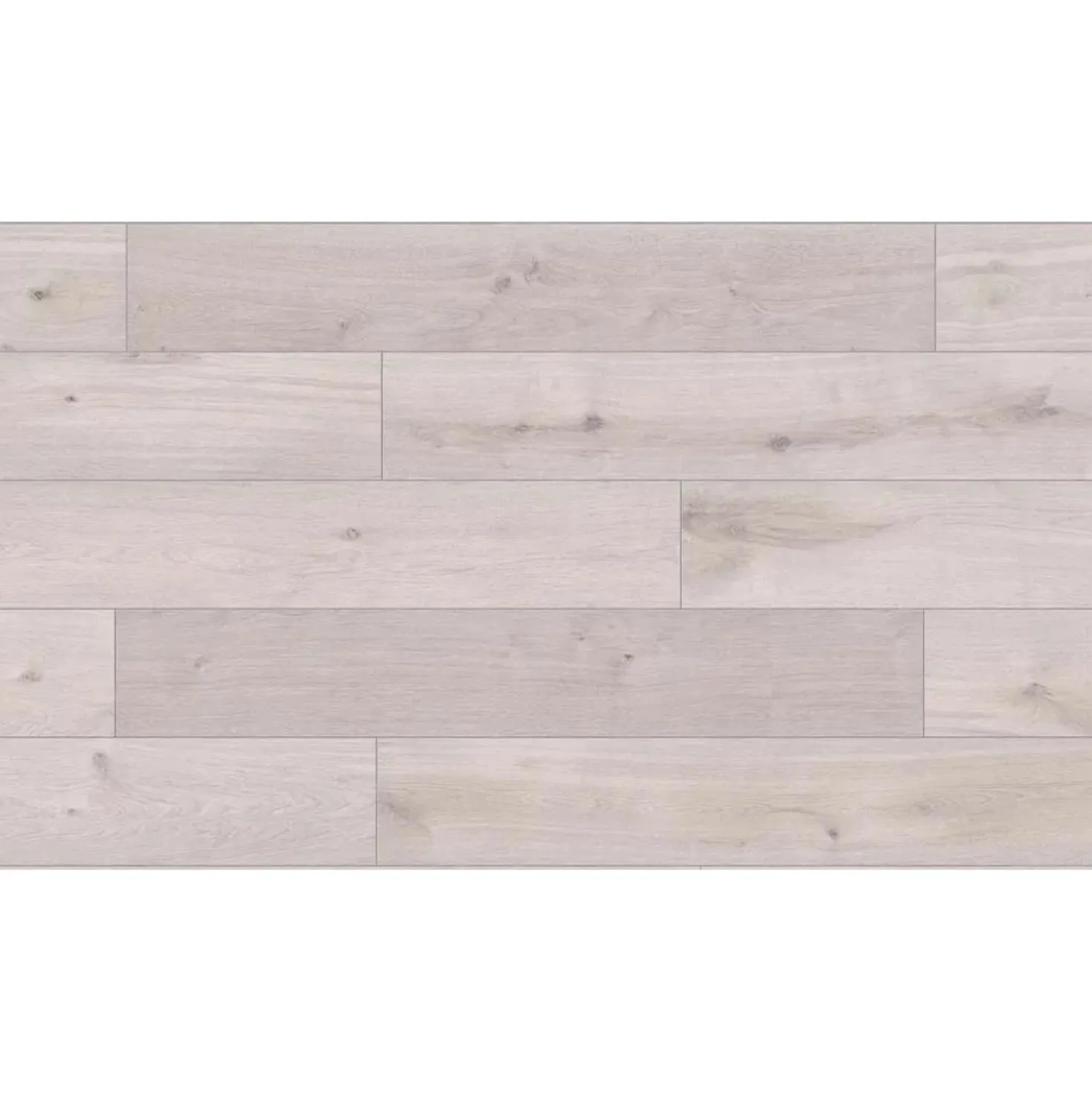 Pavimento SPC Airflow grigio chiaro sp 5+1 mm 121x19,2 cm
