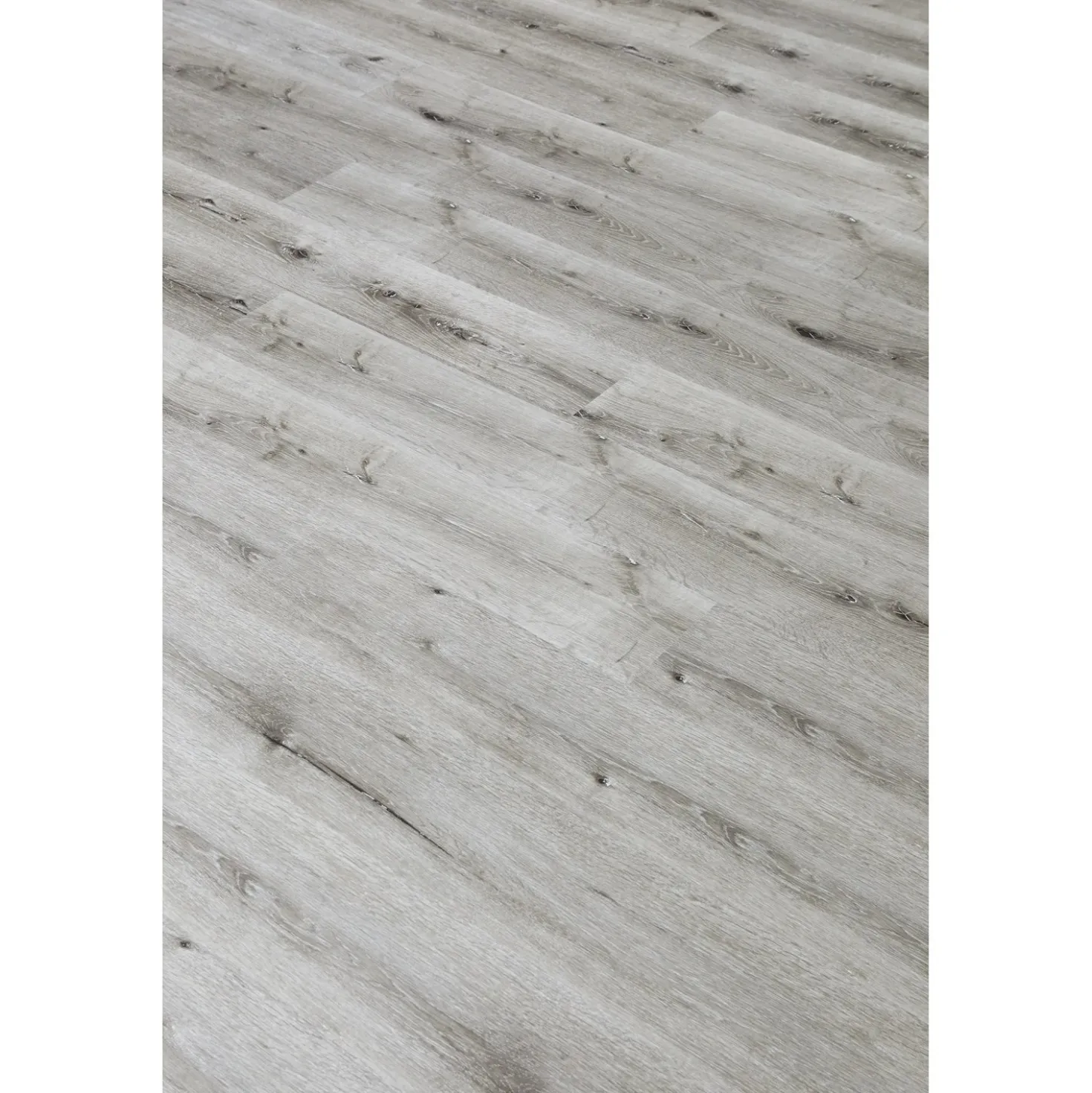 Pavimento SPC Futura Light rovere grigio sp 3,5 mm 123x19 cm