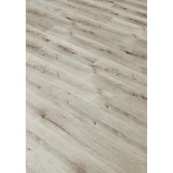 Pavimento SPC Light New Nimes rovere grigio Sp. 4,5 mm 123x19 cm