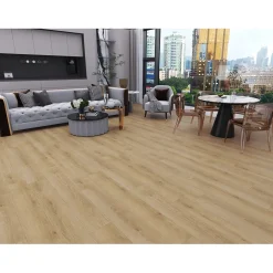 Pavimento SPC Rimini Robust Plus rovere sp 5,5 mm 122x18 cm