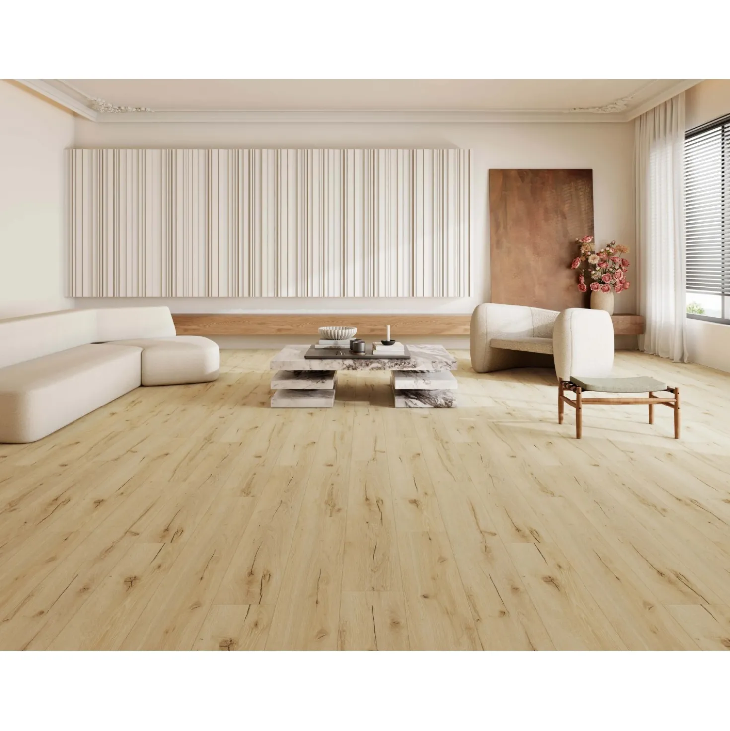 Pavimento SPC Zermatt rovere naturale sp.4,5 mm 2,63 m²