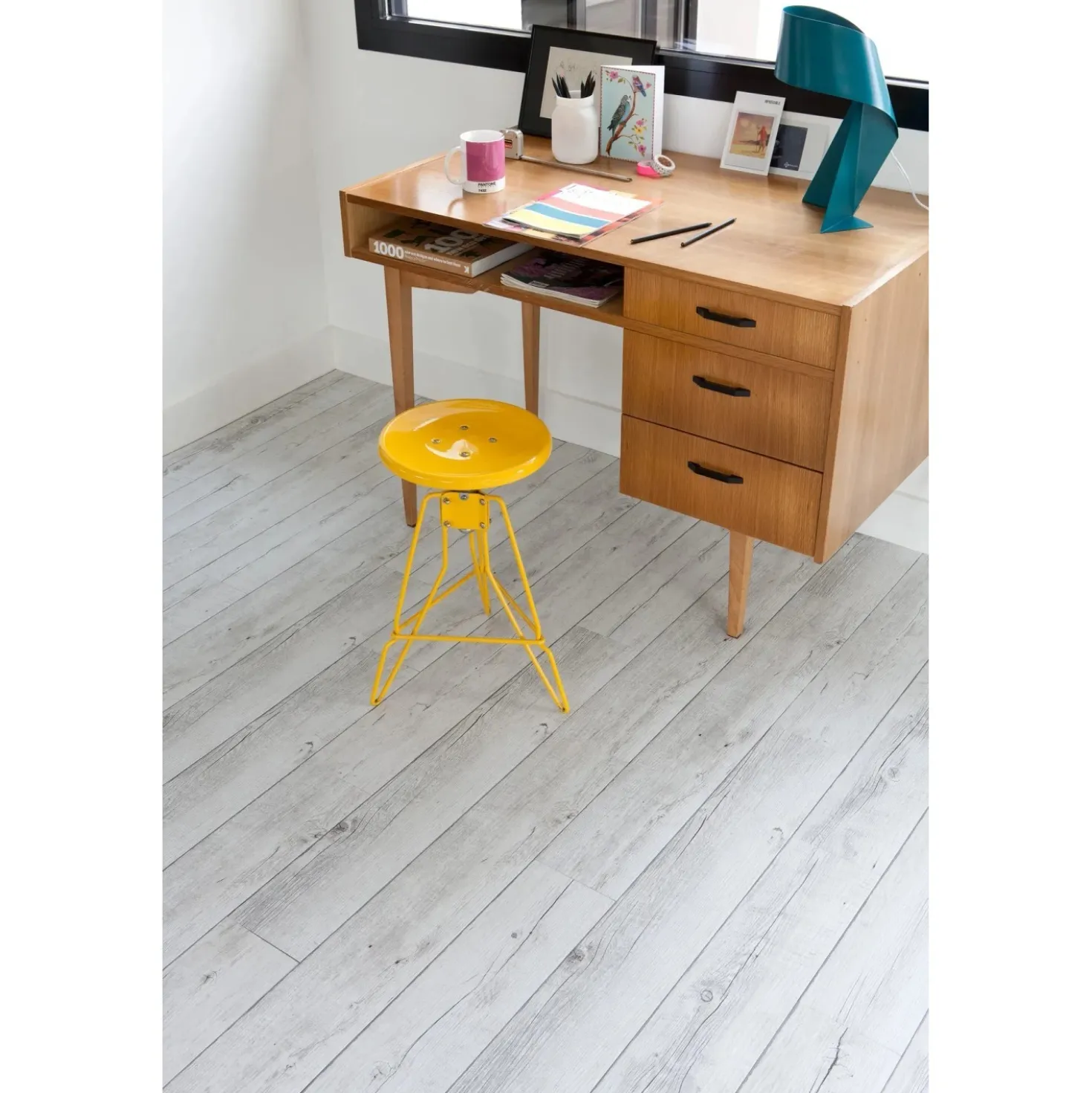 Pavimento vinilico Gerflor Senso White pecan sp 2 mm 91,4x15,2 cm
