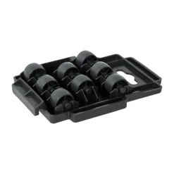 Pedana con ruote spostamobili con ruote Dolly max.150 kg 2,5x14x10,5 cm