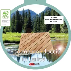 Pedana doccia doghe oblique 55x69 cm