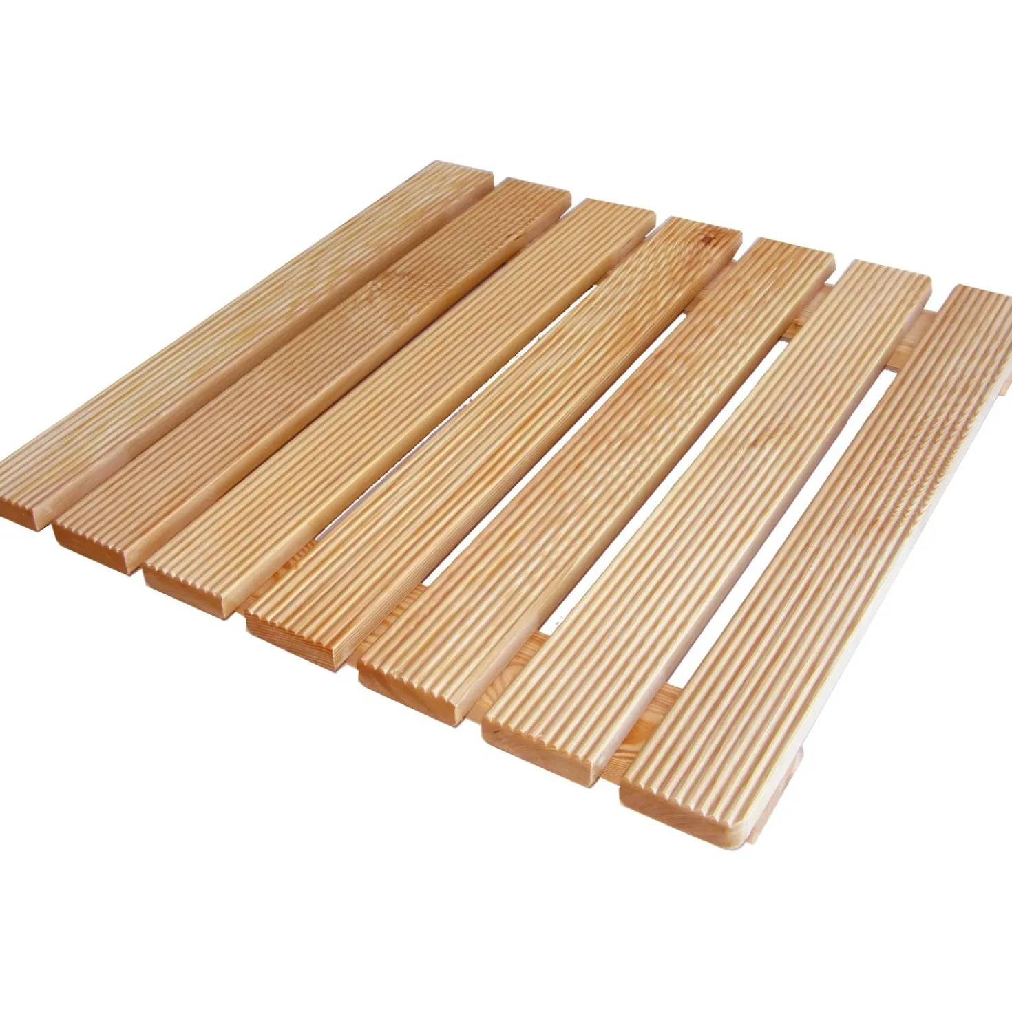 Pedana doccia larice 58x58 cm naturale