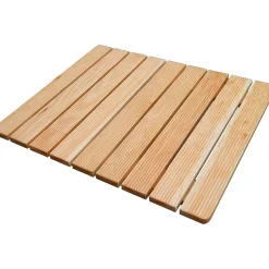 Pedana doccia larice 55x68 cm naturale