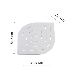 Pedana doccia Spirale bianco