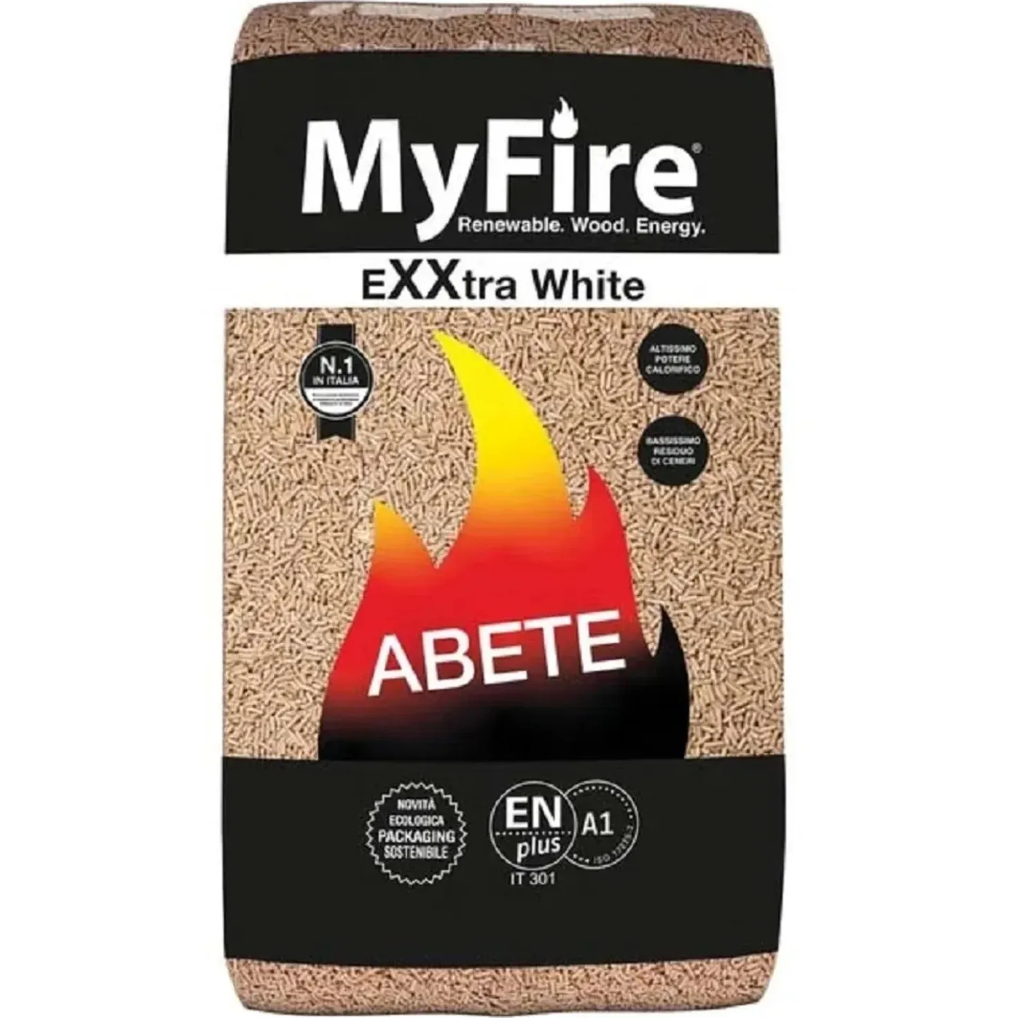 Pellet MyFire® Exxtra White Abete - sacco 15 kg