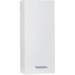 Pensile bagno sospeso con 1 anta 30x70 cm bianco lucido
