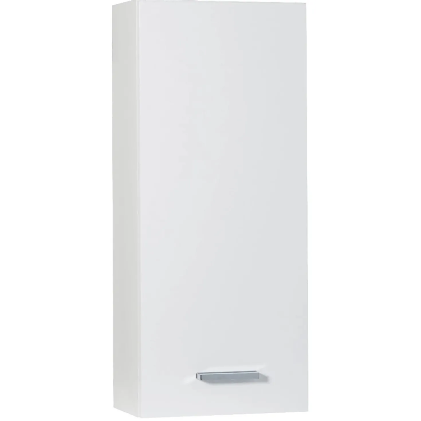 Pensile bagno sospeso con 1 anta 30x70 cm bianco lucido