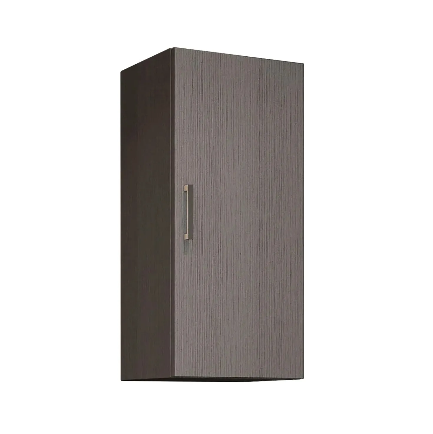 Pensile bagno sospeso con 1 anta 30x70 cm larice grigio