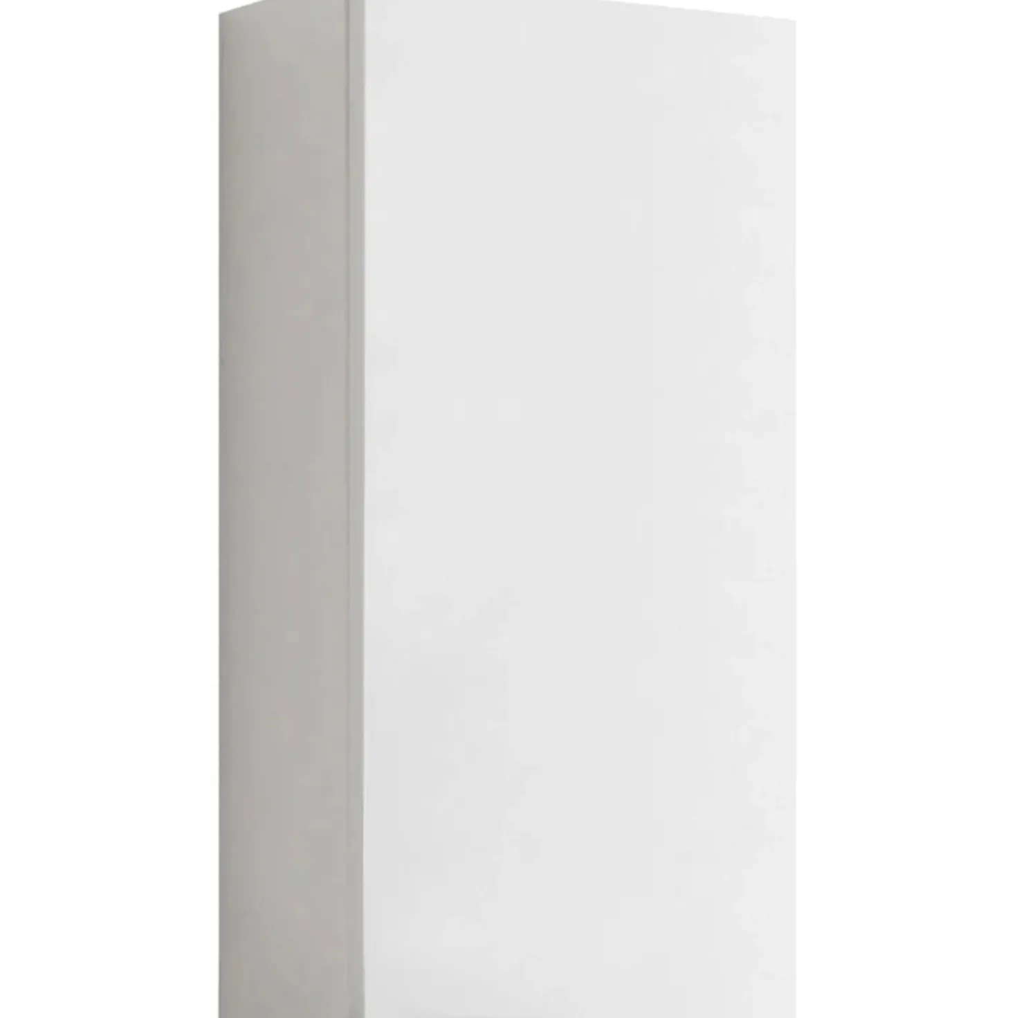 Pensile Bali 60 cm con 1 anta reversibile laccato lucido bianco