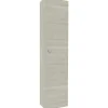 Pensile con anta dx reversibile rovere grigio 31,5x140x16 cm