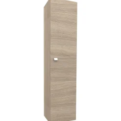 Pensile con anta dx reversibile rovere beige 31,5x140x16 cm