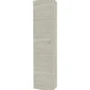 Pensile con anta sx reversibile rovere grigio 31,5x140x16 cm