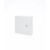 Pensile cubo anta reversibile bianco lucido 45x45x16 cm