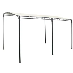 Pergola a 5 pali in acciaio e poliestere 400x300 cm