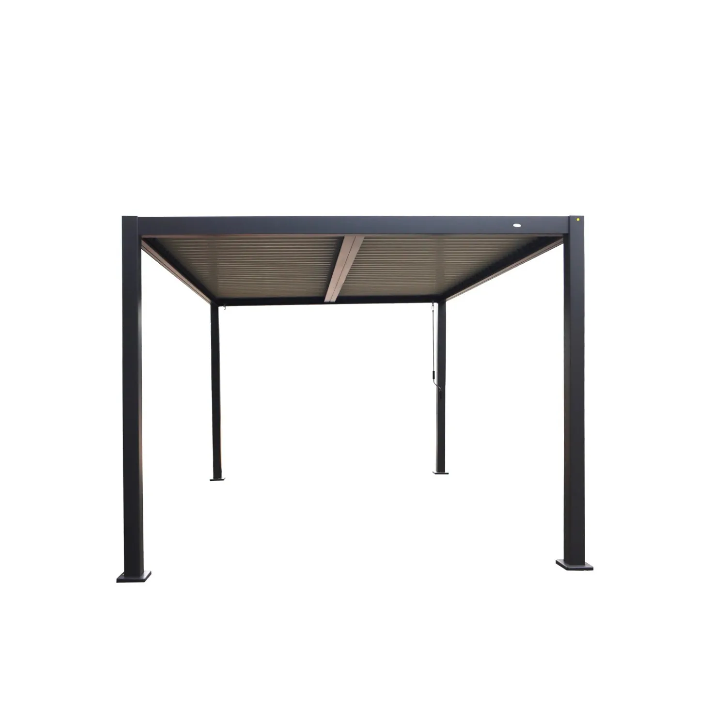 Pergola bioclimatica in alluminio Solanum Plus 300x300xH240 cm antracite