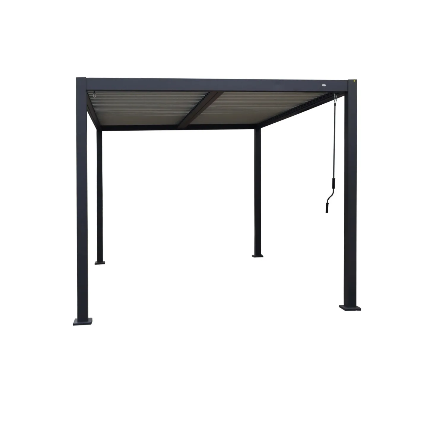 Pergola bioclimatica in alluminio Solanum Plus 300x400xH240 cm antracite