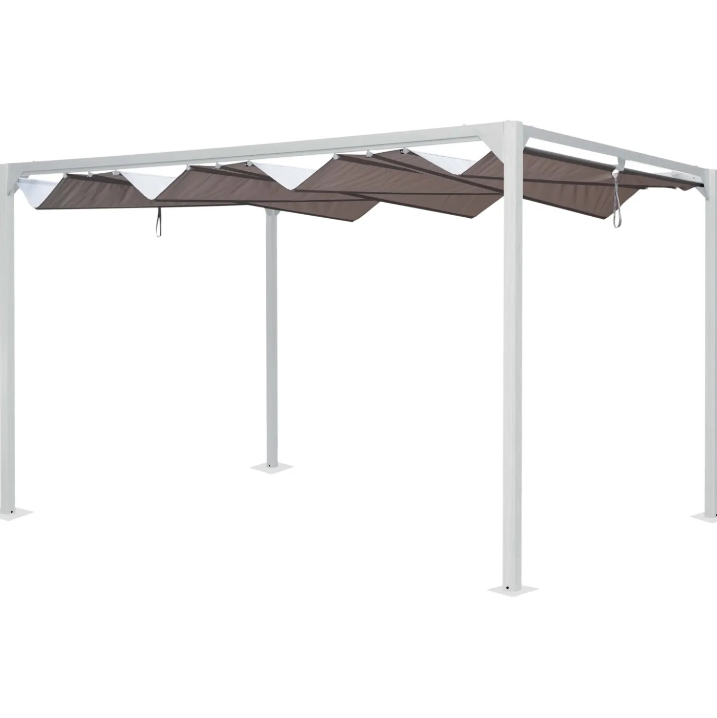 Pergola in acciaio e poliestere Miera 300x400x232 cm