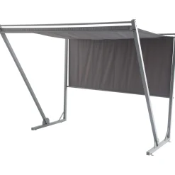 Pergola in acciaio e poliestere Bonney 250x200x200 cm