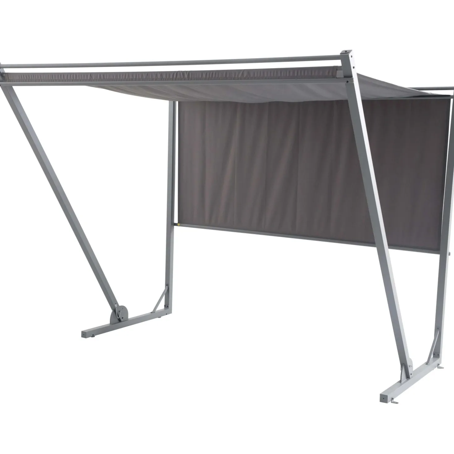 Pergola in acciaio e poliestere Bonney 250x200x200 cm