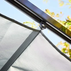 Pergola in acciaio e poliestere Texhoma 300x300x230 cm