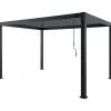 Pergola in alluminio Myara 394x296x250 cm antracite