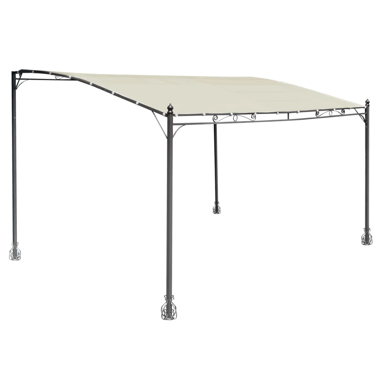 Pergola in ferro e poliestere 400x300x260 cm