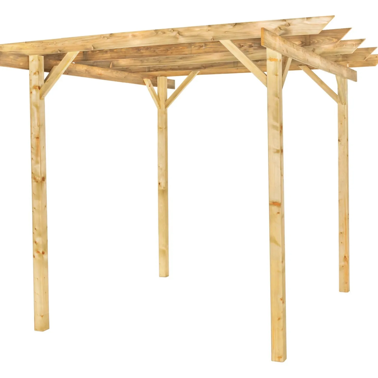 Pergola in legno singola H 240 x 300 x 300 cm