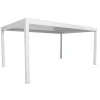 Pergola in metallo Biohort bianco 552,5x367,5x264 cm